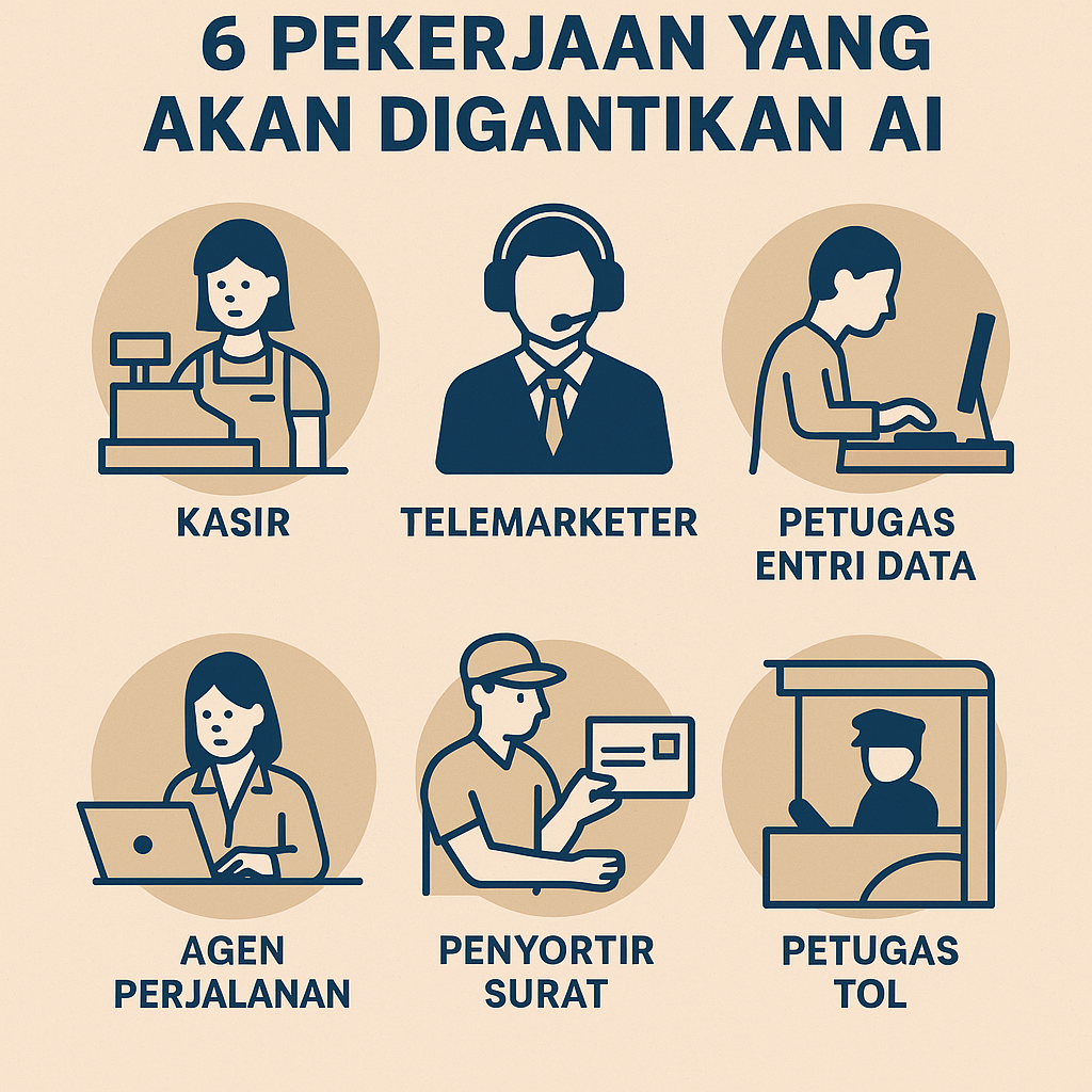 6 pekerjaan yang akan digantikan ai