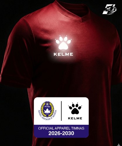 Kelme Resmi Jadi Mitra Jersey Timnas Indonesia Hingga 2030