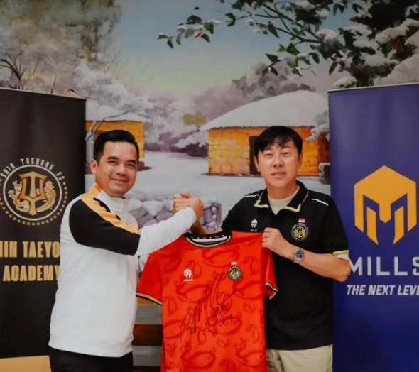 Kolaborasi Mills dan Shin Tae yong Untuk Anak Indonesia